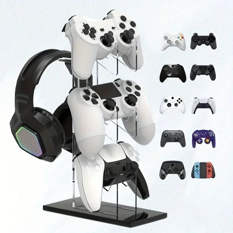 Gamepad Stand 3 Tier Headset H - Gaming Console Organizer recension och pris