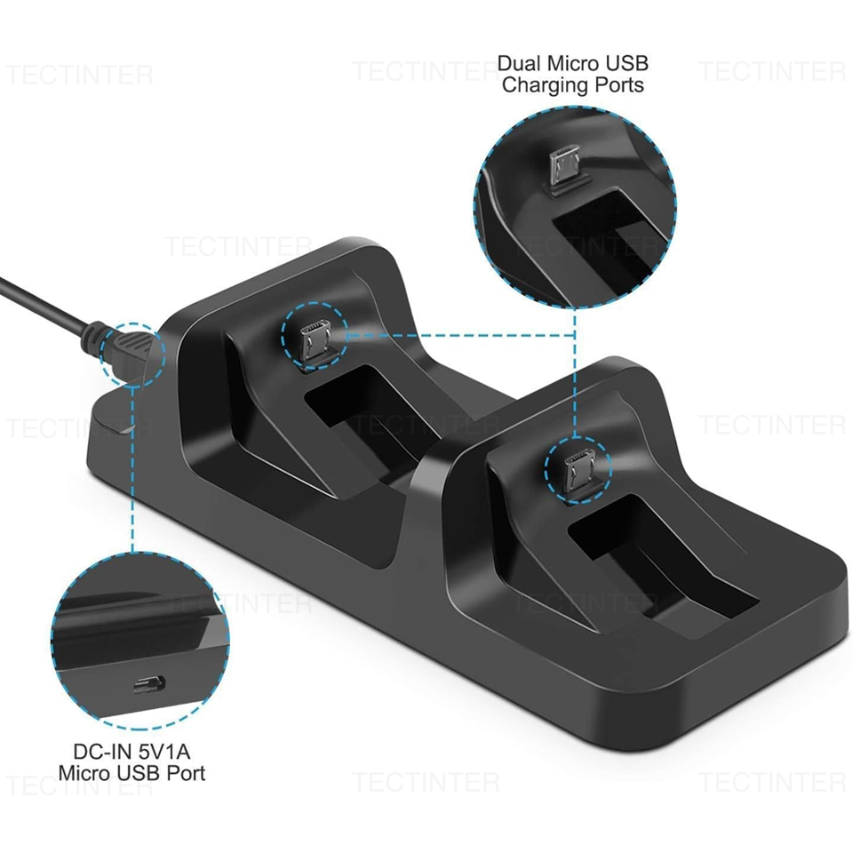 Dual Charger Dock Station For  - Gaming Console Station recension och pris