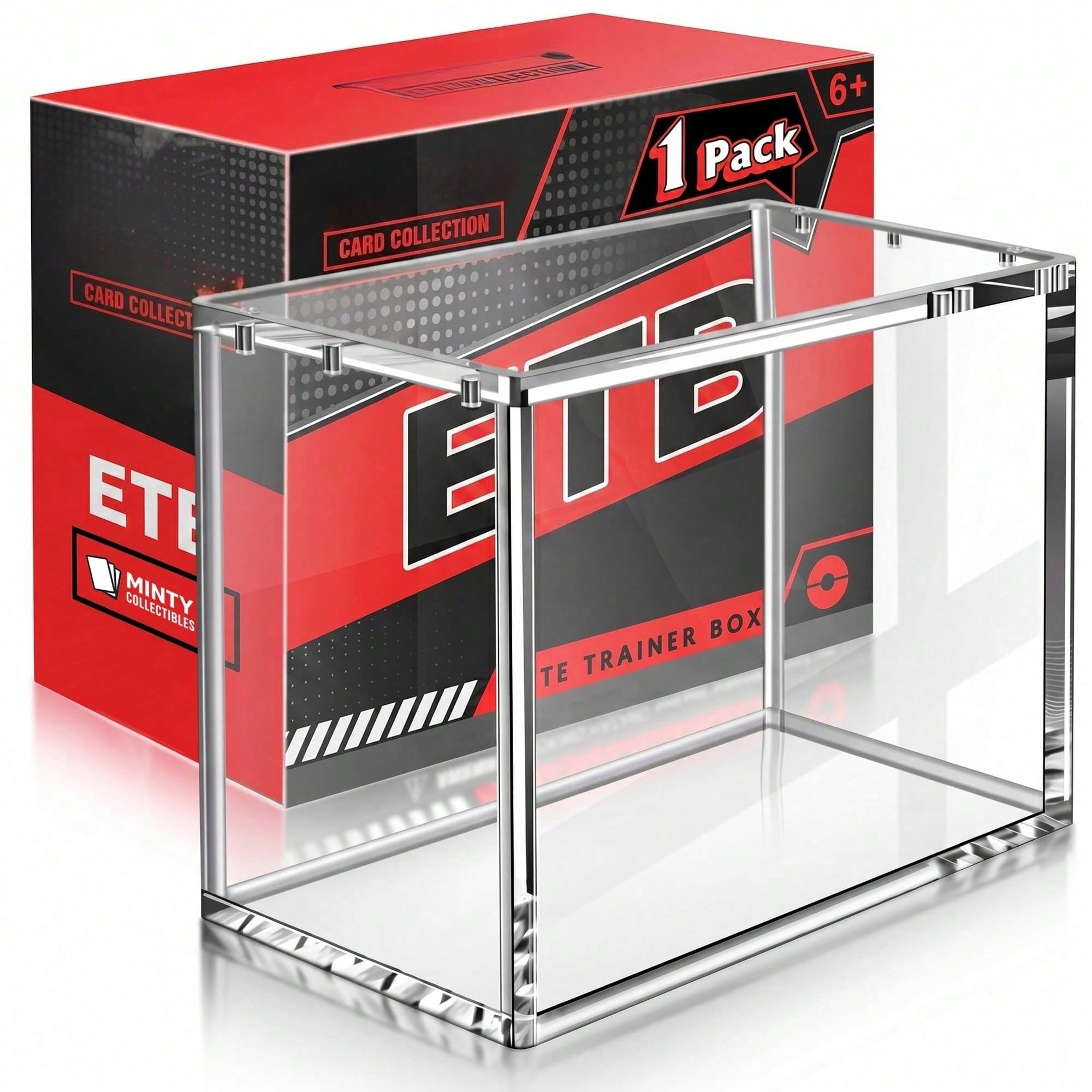 ETB Clear Magnetic Acrylic Dis - Gaming Card Holder recension och pris