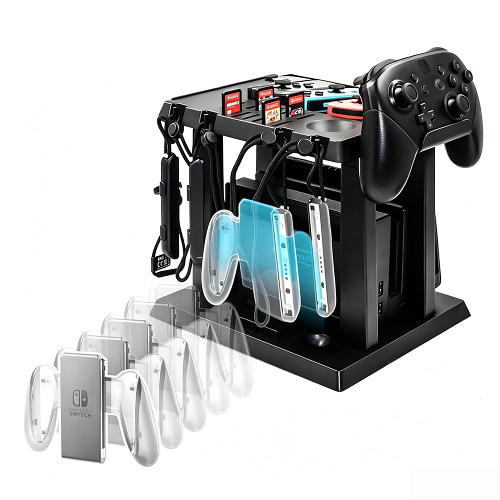 Gamer All-in-one Storage Brack - Gaming Console Organizer recension och pris