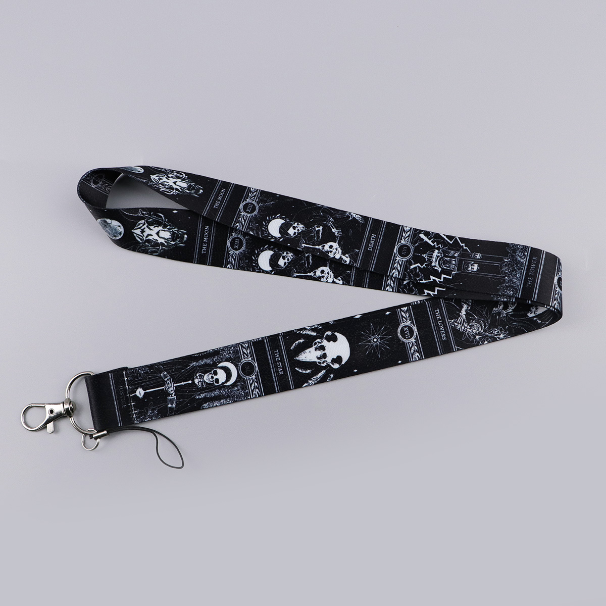 Tarot Themed Skull Lanyard Car - Gaming Card Holder recension och pris