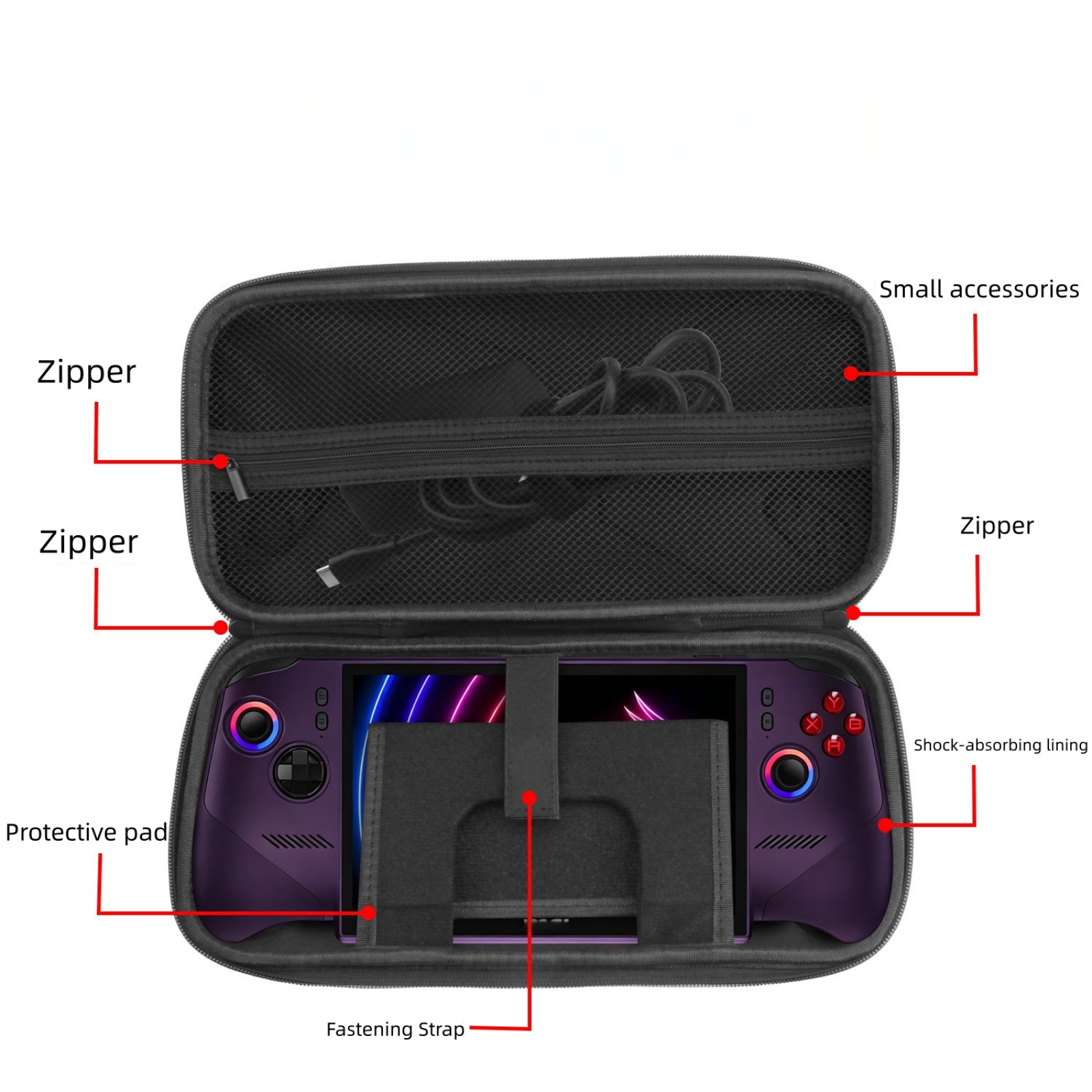 Carrying Case for MSI Claw 8 E - Gaming Console Organizer recension och pris