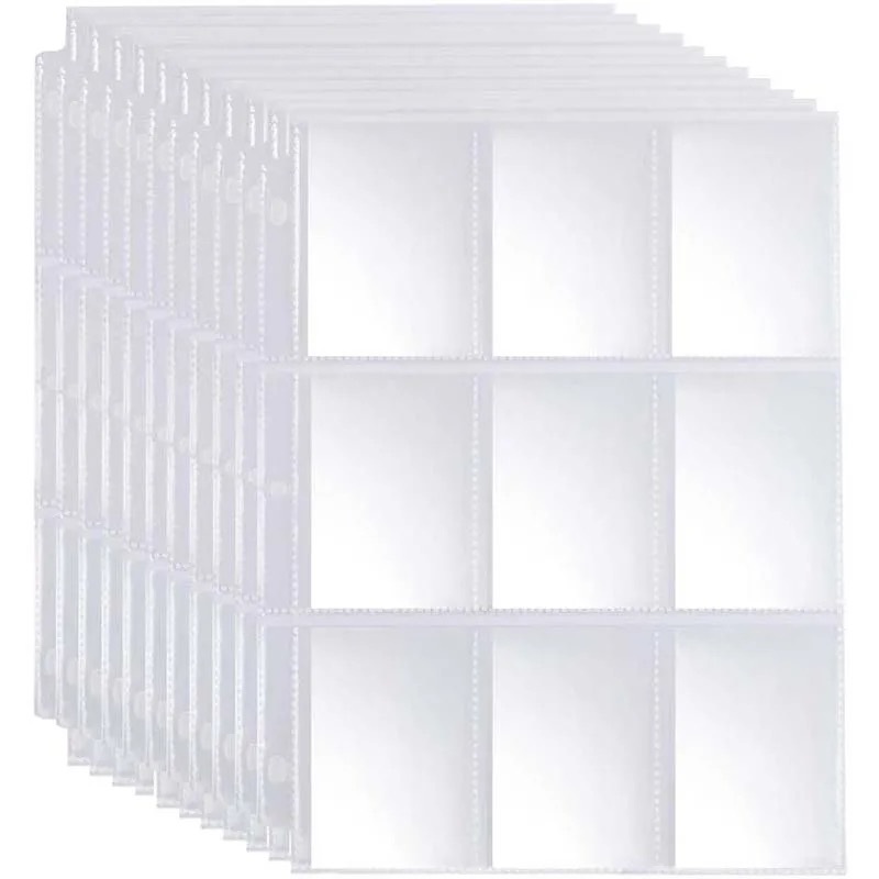 50pcs 9 Pocket Trading Gaming  - Gaming Card Holder recension och pris