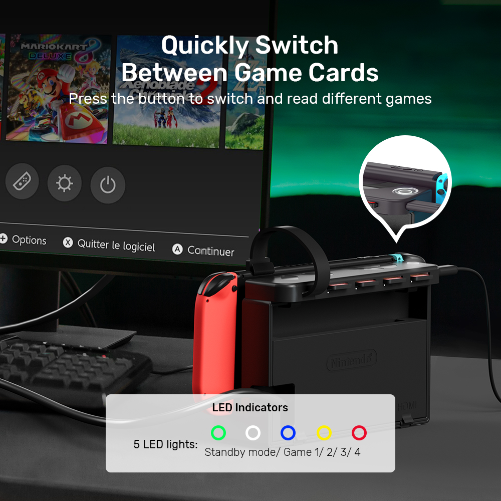 G1002D Portable Game Card Read - Gaming Console Station recension och pris