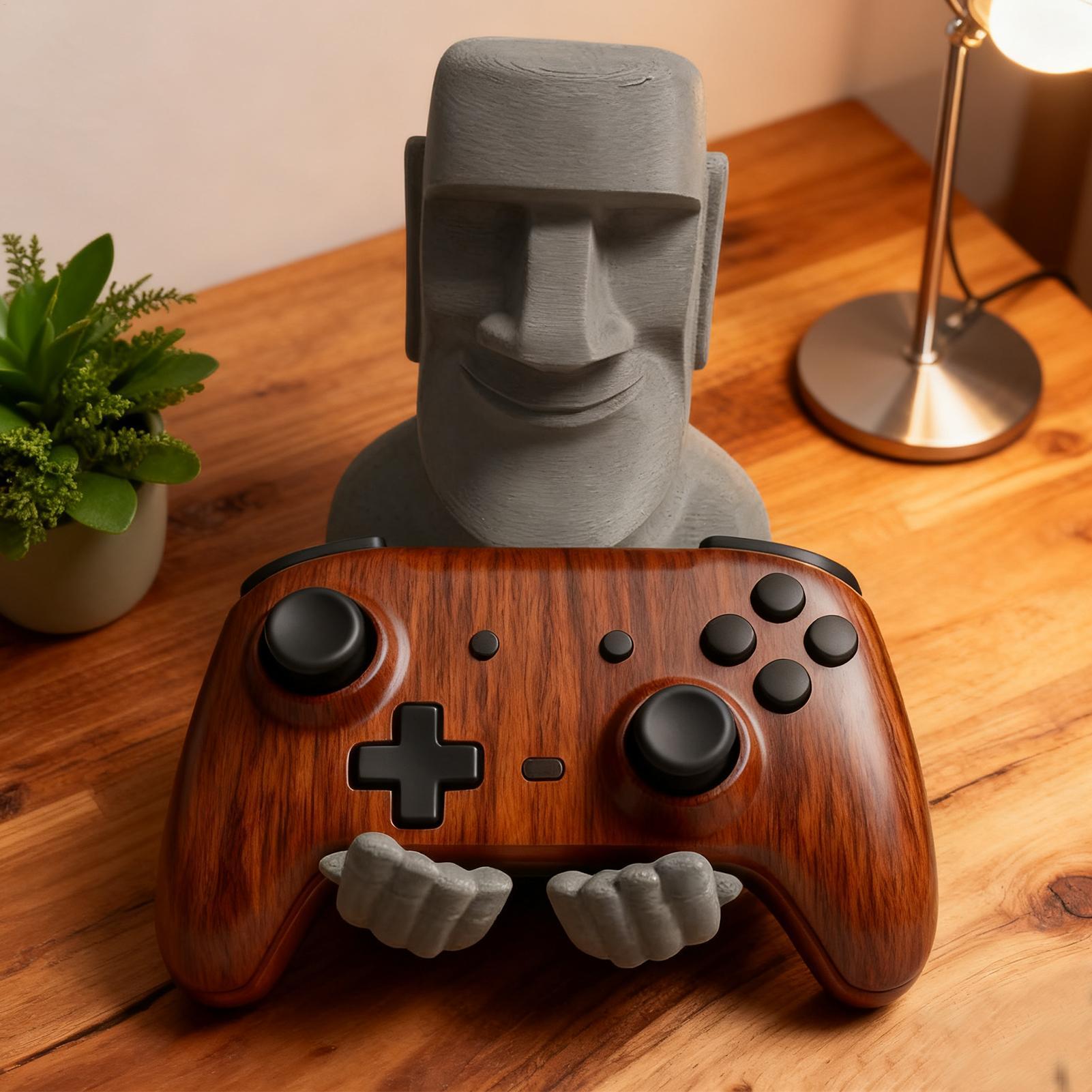 Stone Man Sculpture Controller - Gaming Console Organizer recension och pris