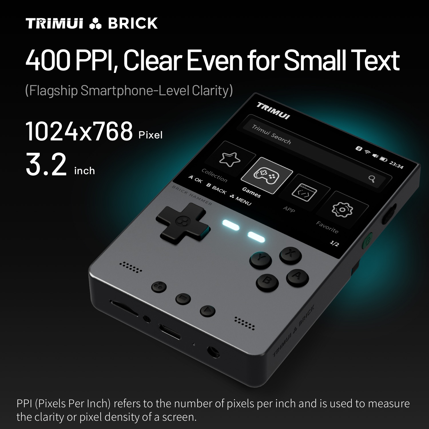 TRIMUI BRICK HAMMER Retro Hand - Gaming Console Car recension och pris