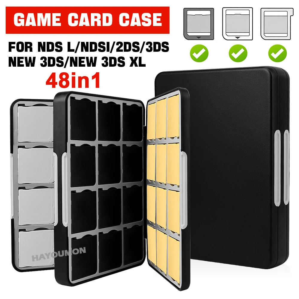 48 IN 1 Game Card Storage Case - Gaming Card Holder recension och pris