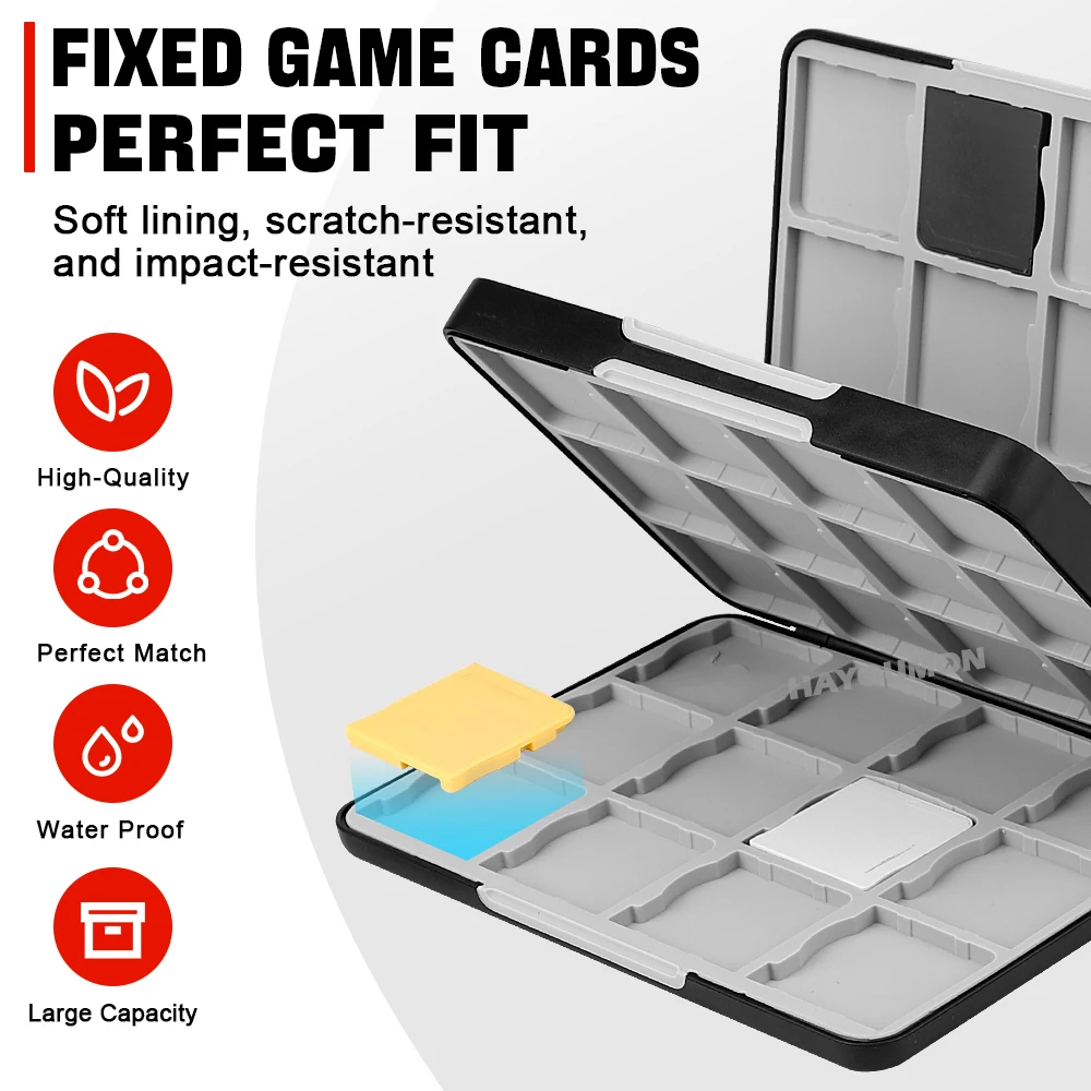 48 IN 1 Game Card Storage Case - Gaming Card Holder recension och pris