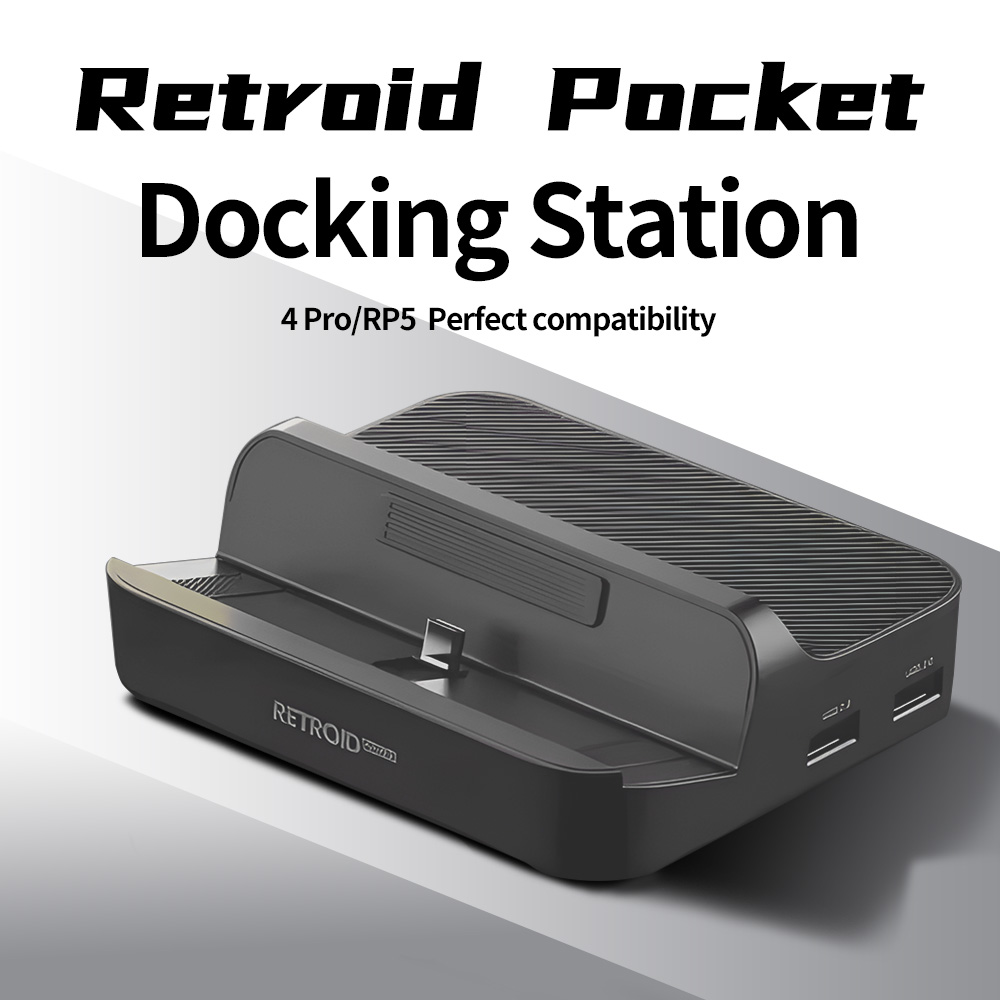 Retroid Pocket 5 Docking Stati - Gaming Console Station recension och pris