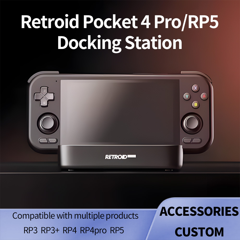 Retroid Pocket 5 Docking Stati - Gaming Console Station recension och pris