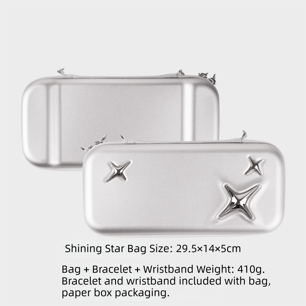 Silver Sparkling Gaming Consol - Gaming Console Organizer recension och pris